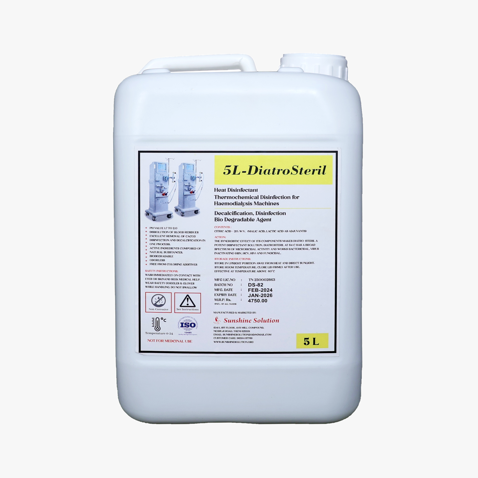 diatro sterile - 5 ltr can 2